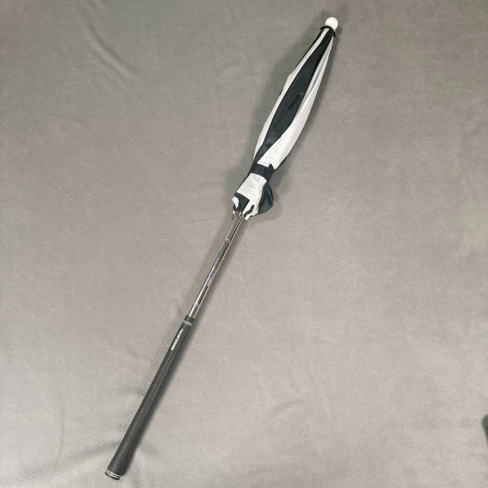 DrizzleStik Golf Club/Bag Umbrella Flex Version Black & White-Golf Accessory NEW - Picture 4 of 4